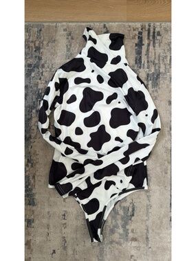 Cowprint body suit